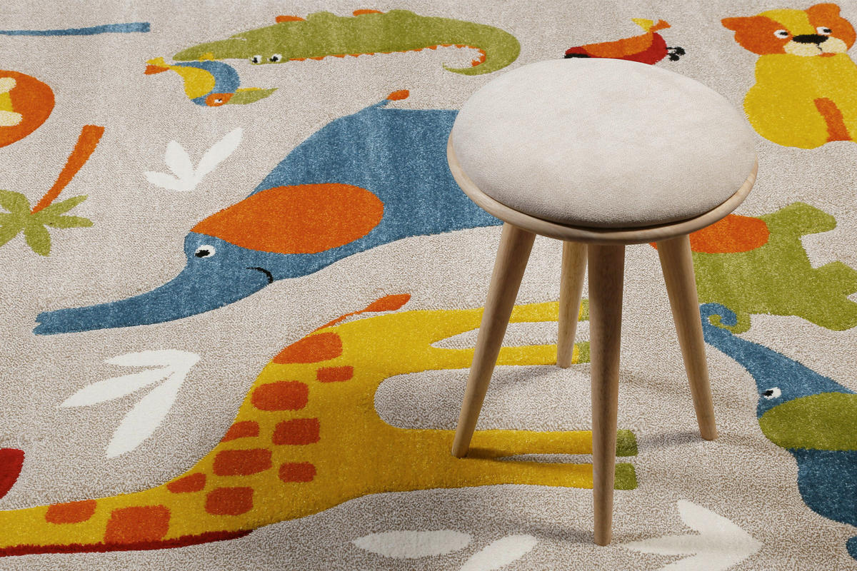 KINDERTEPPICH 120/170 cm Benny & Friends  - Multicolor, KONVENTIONELL, Textil (120/170cm)