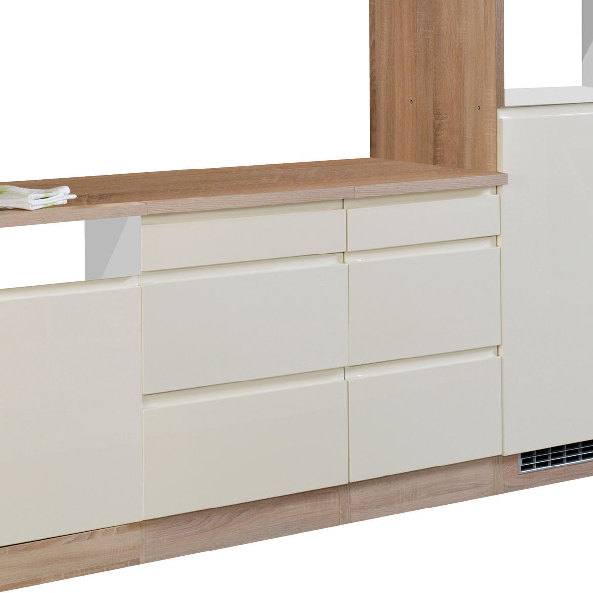 Küchenleerblock 280 cm breit Creme online finden