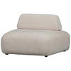 SESSEL in Struktur Sandfarben  - Sandfarben/Schwarz, Design, Kunststoff/Textil (100/70/116cm) - Livetastic