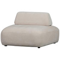 SESSEL in Struktur Sandfarben  - Sandfarben/Schwarz, Design, Kunststoff/Textil (100/70/116cm) - Livetastic