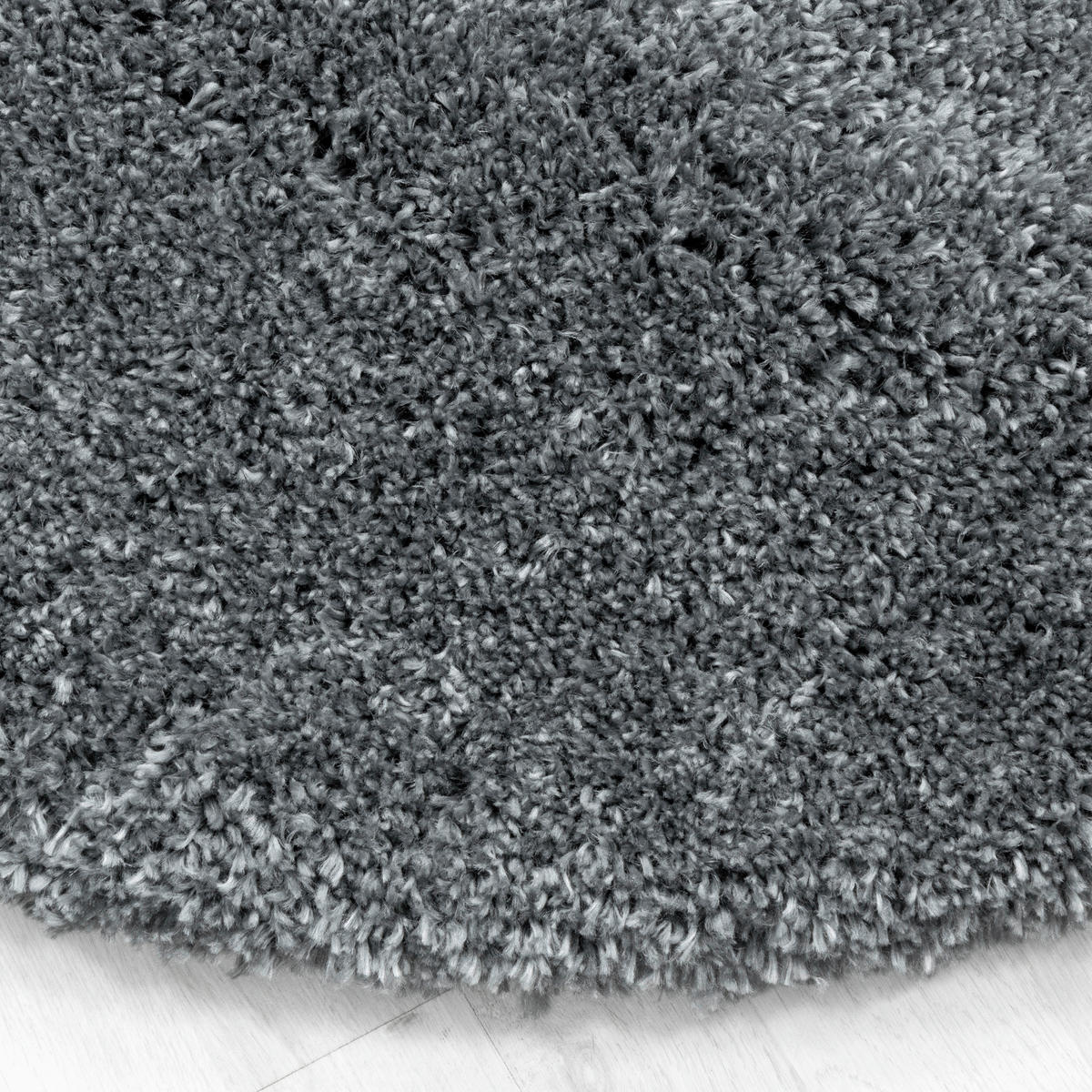HOCHFLORTEPPICH 80 cm Fluffy 3500 Lightgrey Hellgrau  - Hellgrau, Basics, Textil (80cm) - Novel