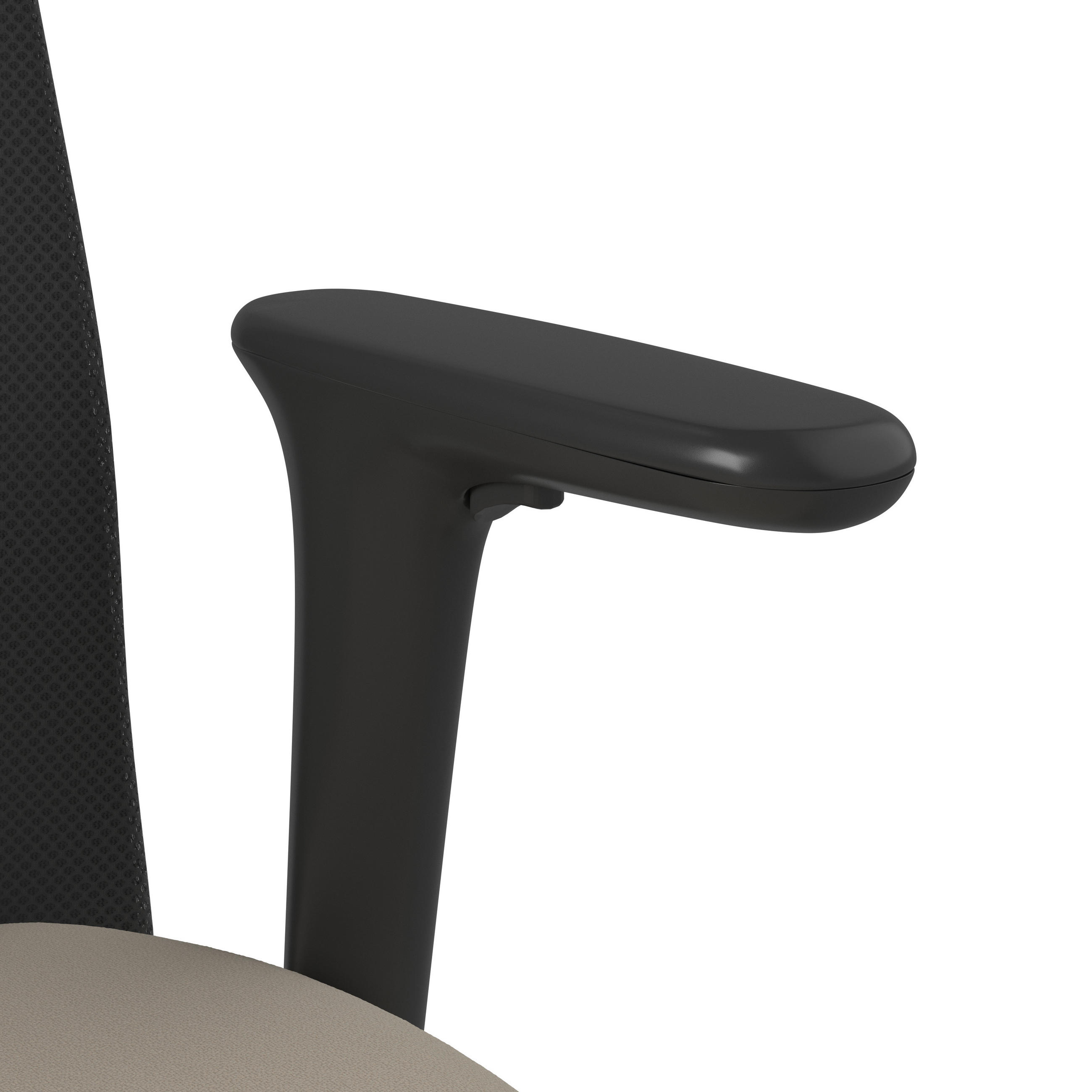 Thumbnail - Drehstuhl, Anthrazit, Grau, Schwarz, Metall, Kunststoff, Textil, Drehkreuz, 70x103-115x70 cm, Stoffauswahl, Sitzfläche 3...