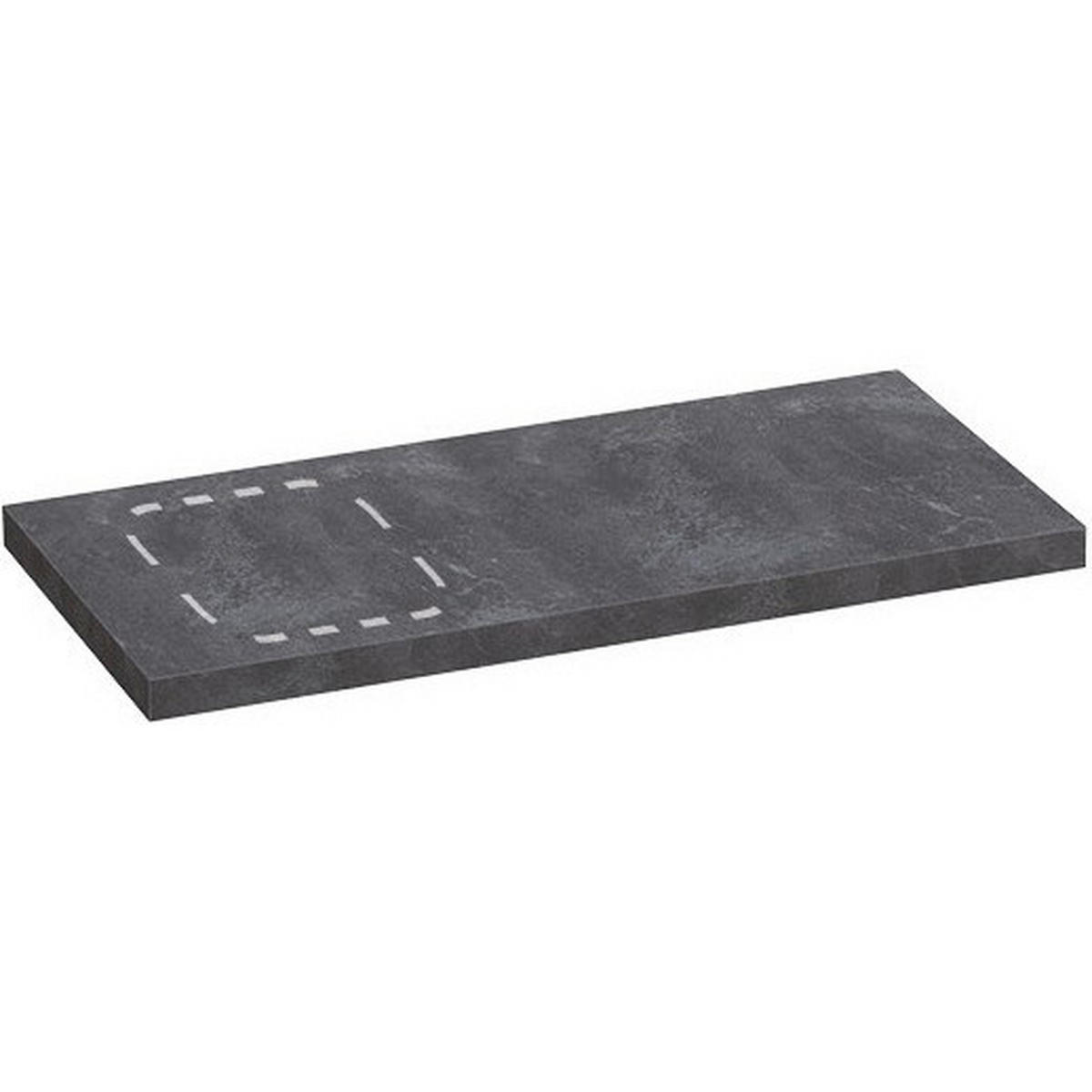 WASCHTISCH-ABDECKPLATTE 50,5/3,8/110 cm  - Anthrazit, Trend, Holzwerkstoff (50,5/3,8/110cm) - Voleo