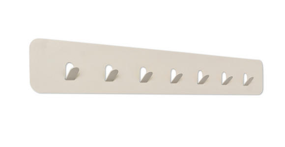 HAKENLEISTE  in Creme  - Creme, Design, Metall (70/10/3cm) - Xora