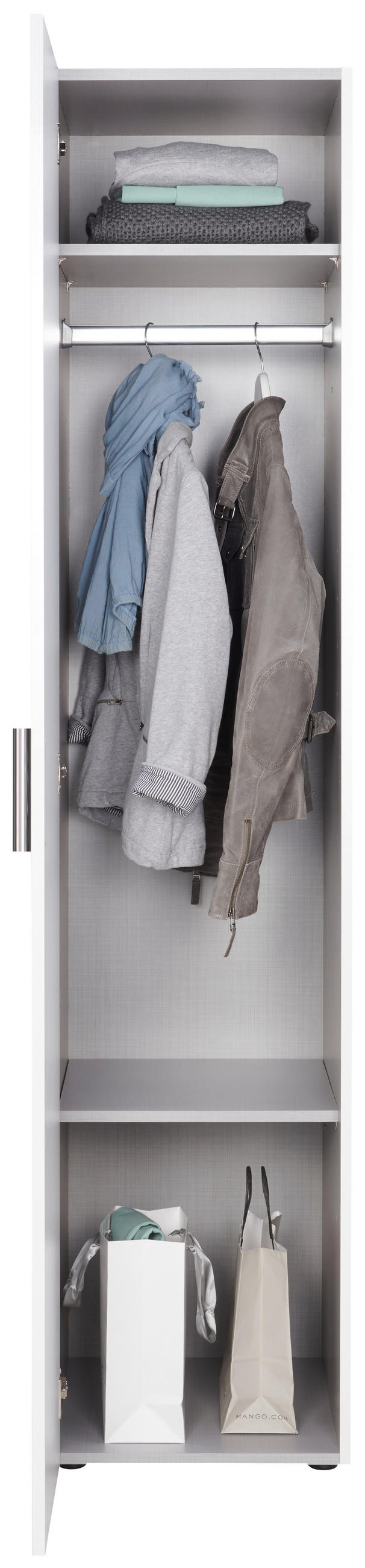 EINLEGEBODENSET 37/2/44 cm  - Grau, Design, Holzwerkstoff (37/2/44cm) - Xora