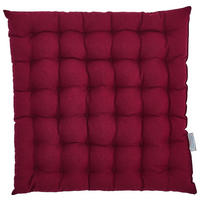 SITZKISSEN  - Bordeaux, Basics, Textil (38/38/4cm) - Bio:Vio