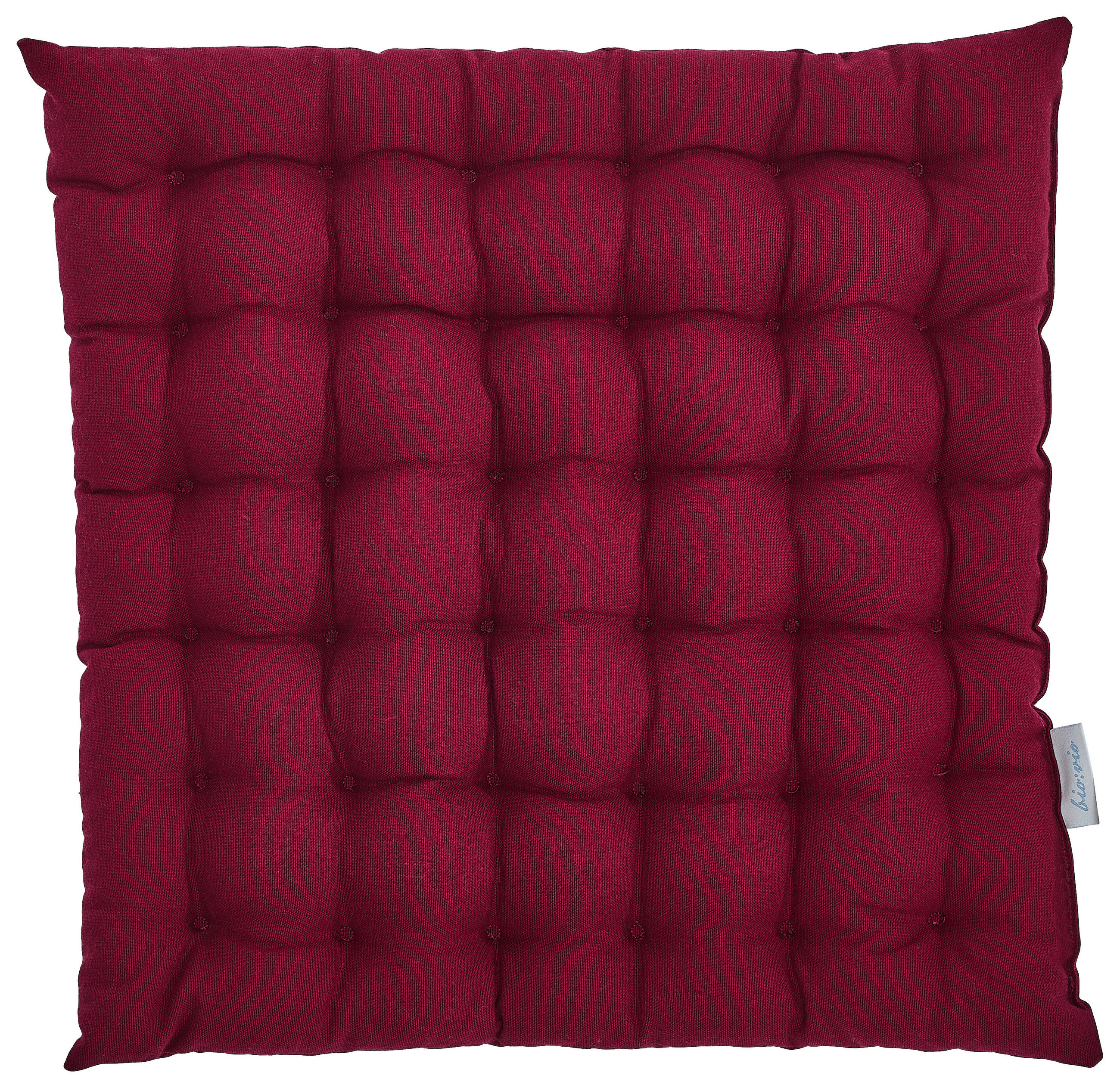 Bio:Vio Sitzkissen Panama Bordeaux 38x38x4 cm
