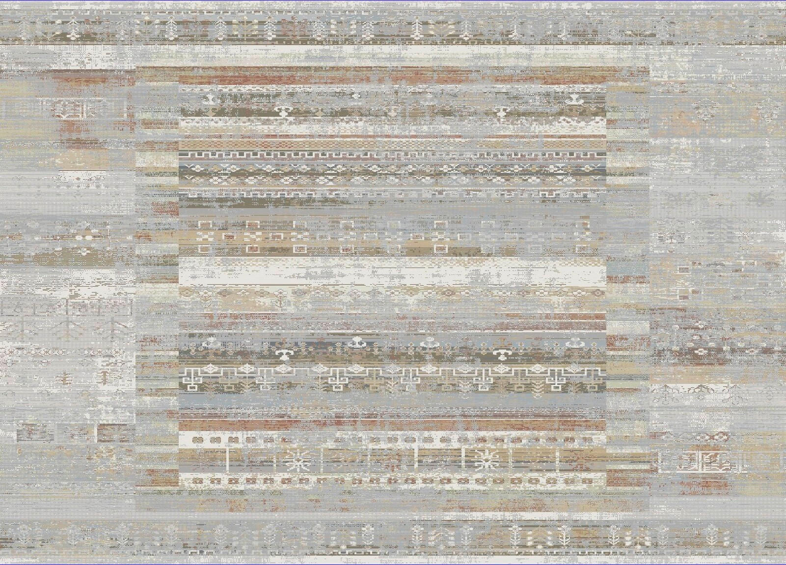 VINTAGE-TEPPICH 160 cm Paulien Braun, Beige  - Beige/Braun, Design, Kunststoff/Textil (160cm) - Dieter Knoll
