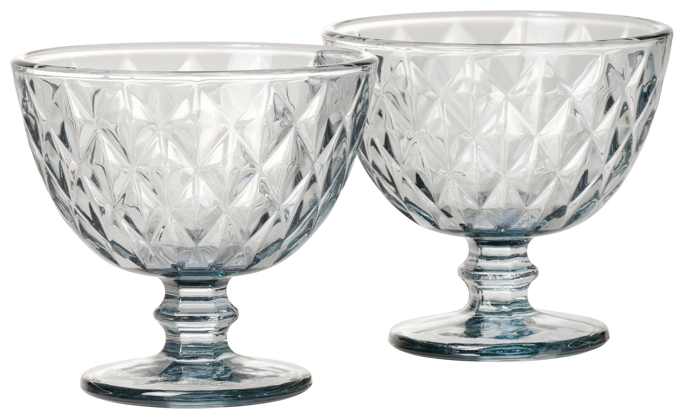 DESSERTSKÅL     - grå, Basics, glas (11/10cm) - Novel
