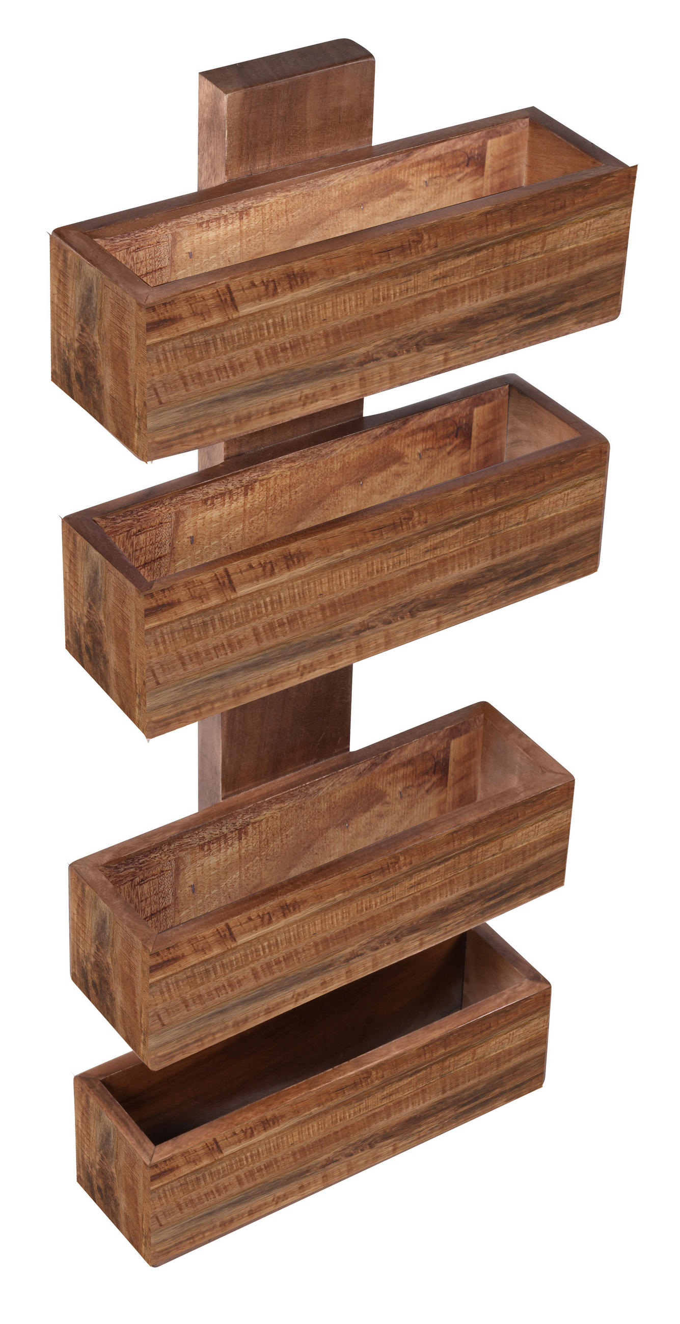 WANDREGAL 30/72/9 cm  - Naturfarben, Design, Holz (30/72/9cm) - Livetastic