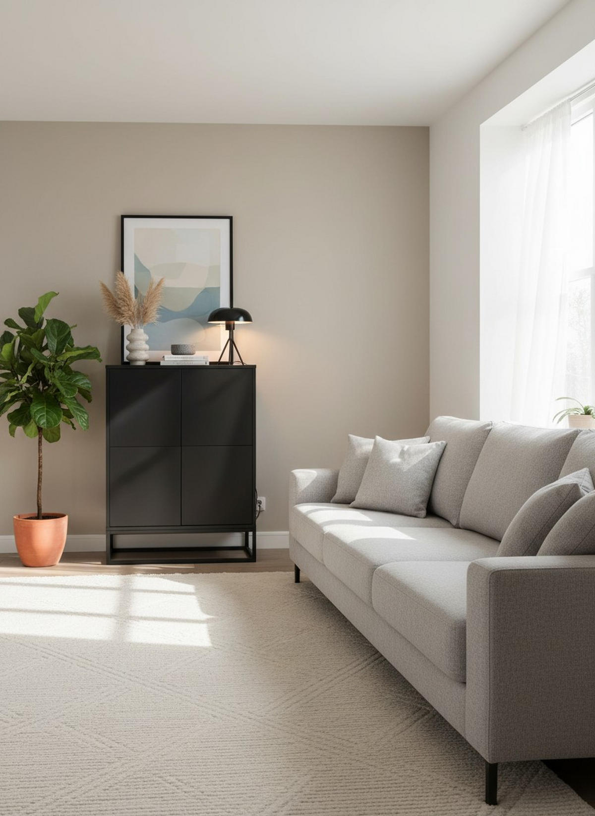 SIDEBOARD Libreville 80/110/40 cm  - Grau, Design, Holzwerkstoff/Metall (80/110/40cm) - MID.YOU