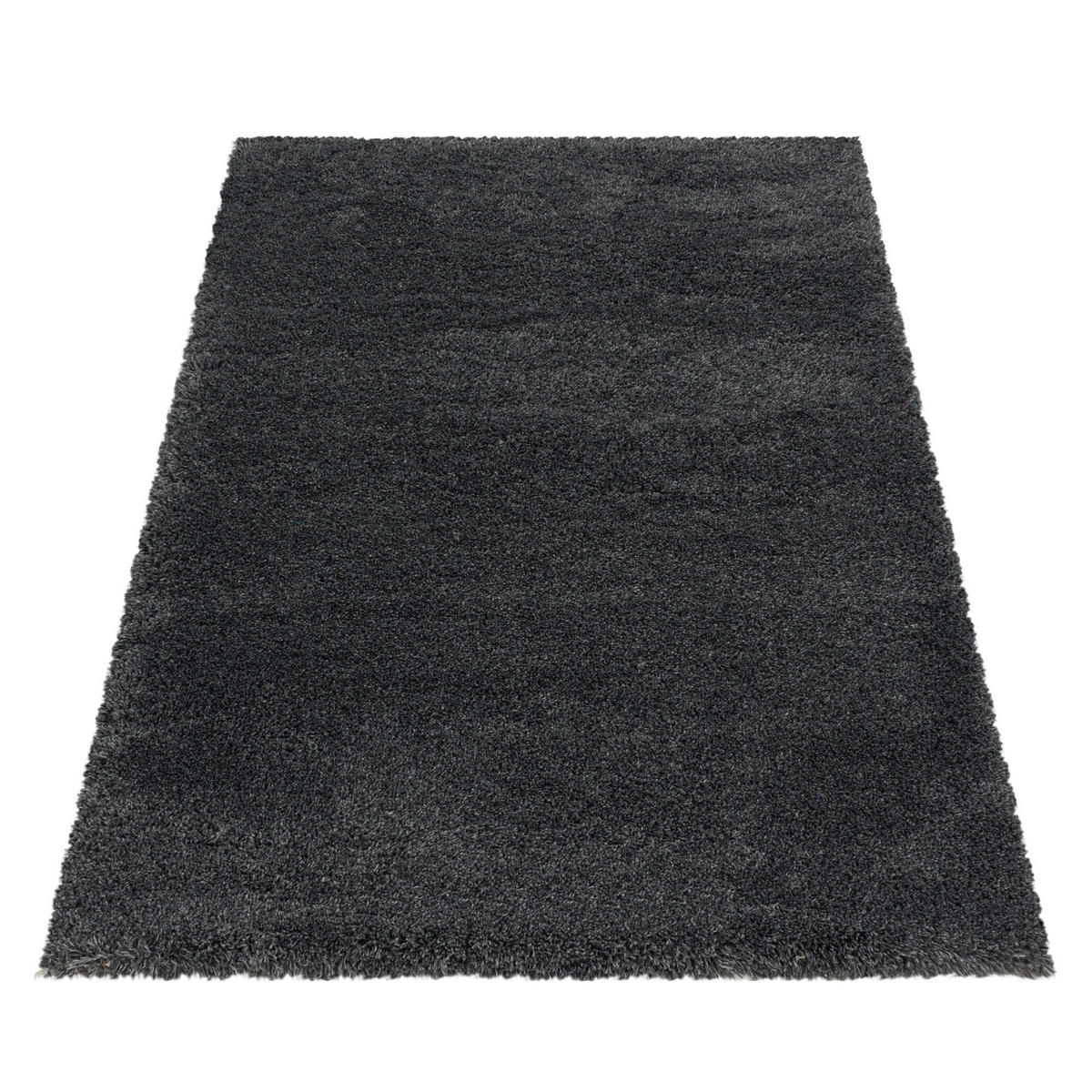 KOBEREC S VYSOKÝM VLASEM, 140/200 cm, šedá - šedá, Basics, textil (140/200cm) - Novel