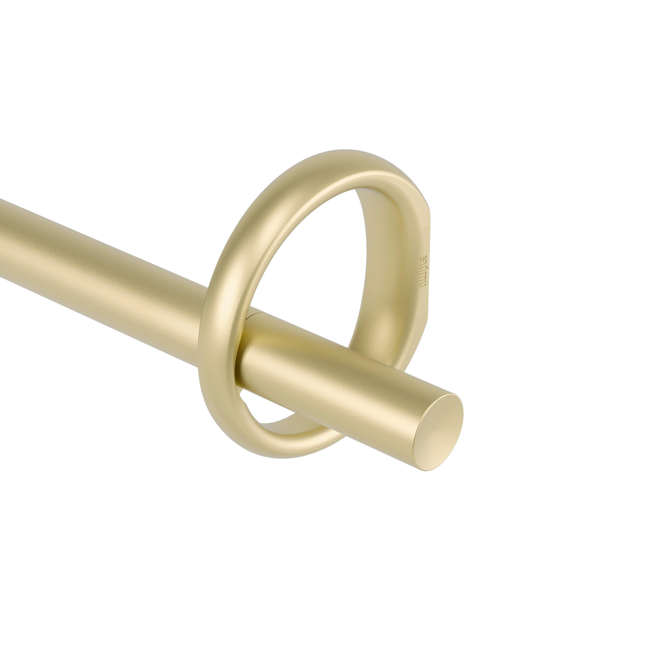 VORHANGSTANGE  320 cm  - Goldfarben, KONVENTIONELL, Kunststoff/Metall (320cm) - Umbra