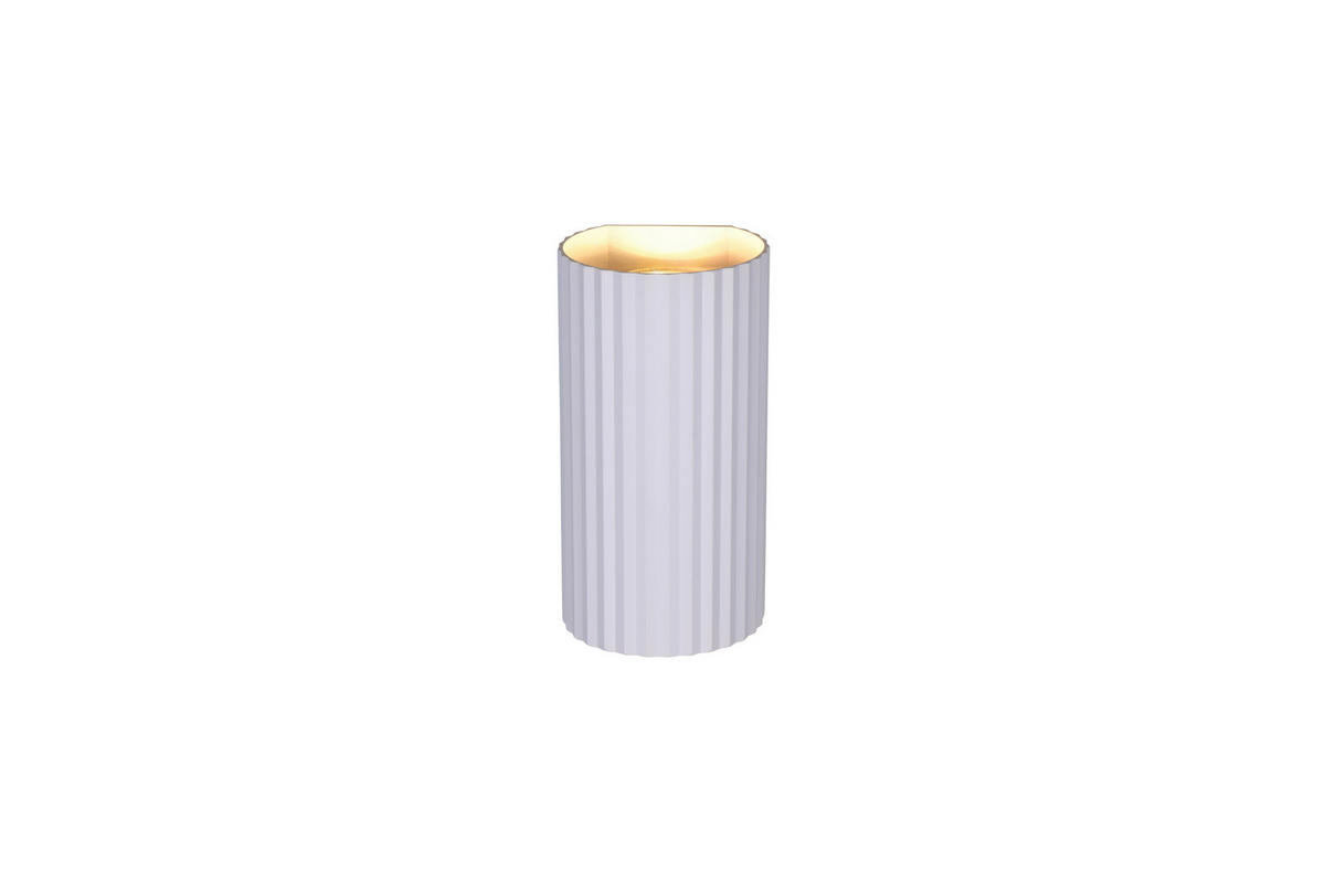 VÄGGLAMPA SOKA   - vit, Basics, metall (9,5/18/8,5cm)
