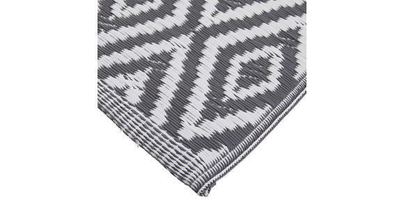 OUTDOORTEPPICH 160/230 cm Ibiza  - Weiß/Grau, Trend, Textil (160/230cm) - Boxxx