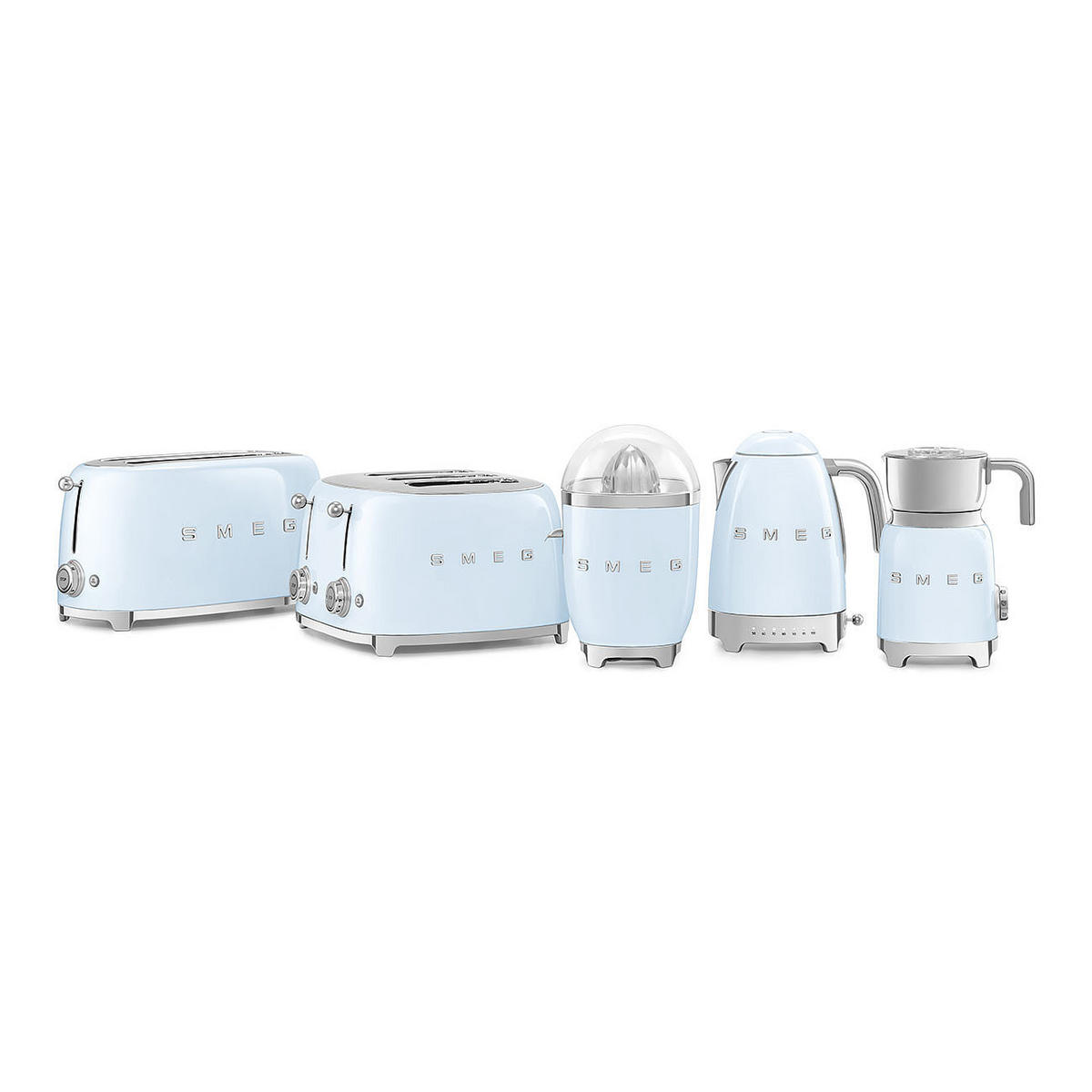WASSERKOCHER 1.7 l  - Pastellblau, Basics, Metall (22,6/24,8/17,1cm) - SMEG