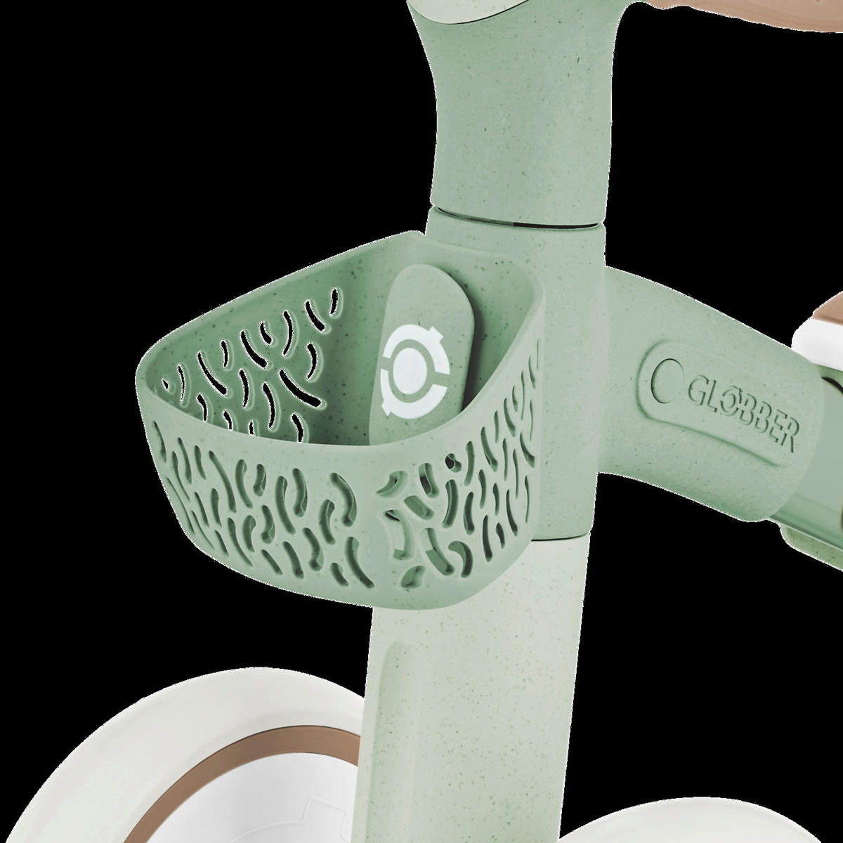 LAUFRAD LEARNING BIKE ECO  - Salbeigrün, Basics, Kunststoff (57,9/22,7/42,1cm) - GLOBBER