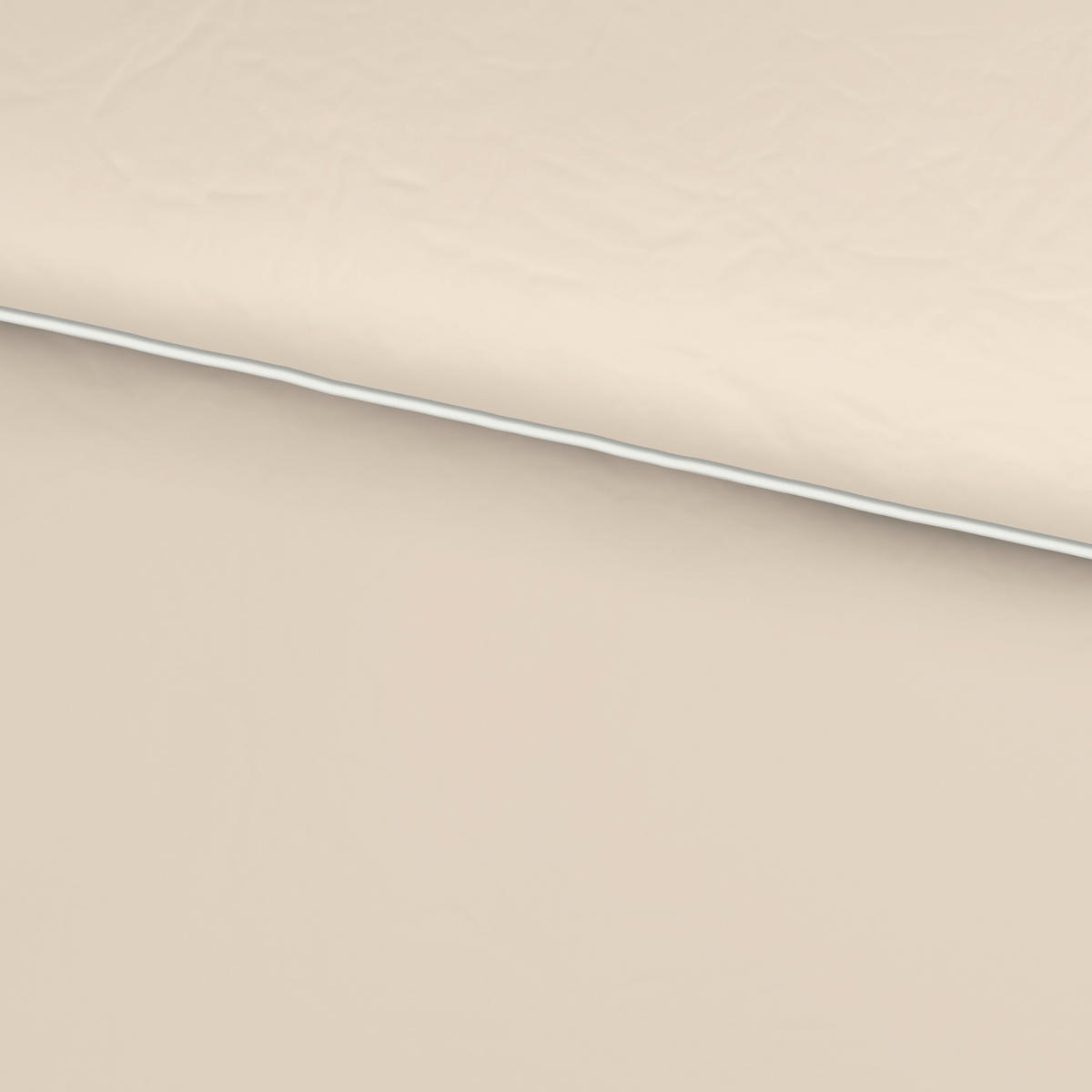 BETTWÄSCHE Flachgewebe 200/200 cm  - Beige, Basics, Textil (200/200cm) - Dieter Knoll