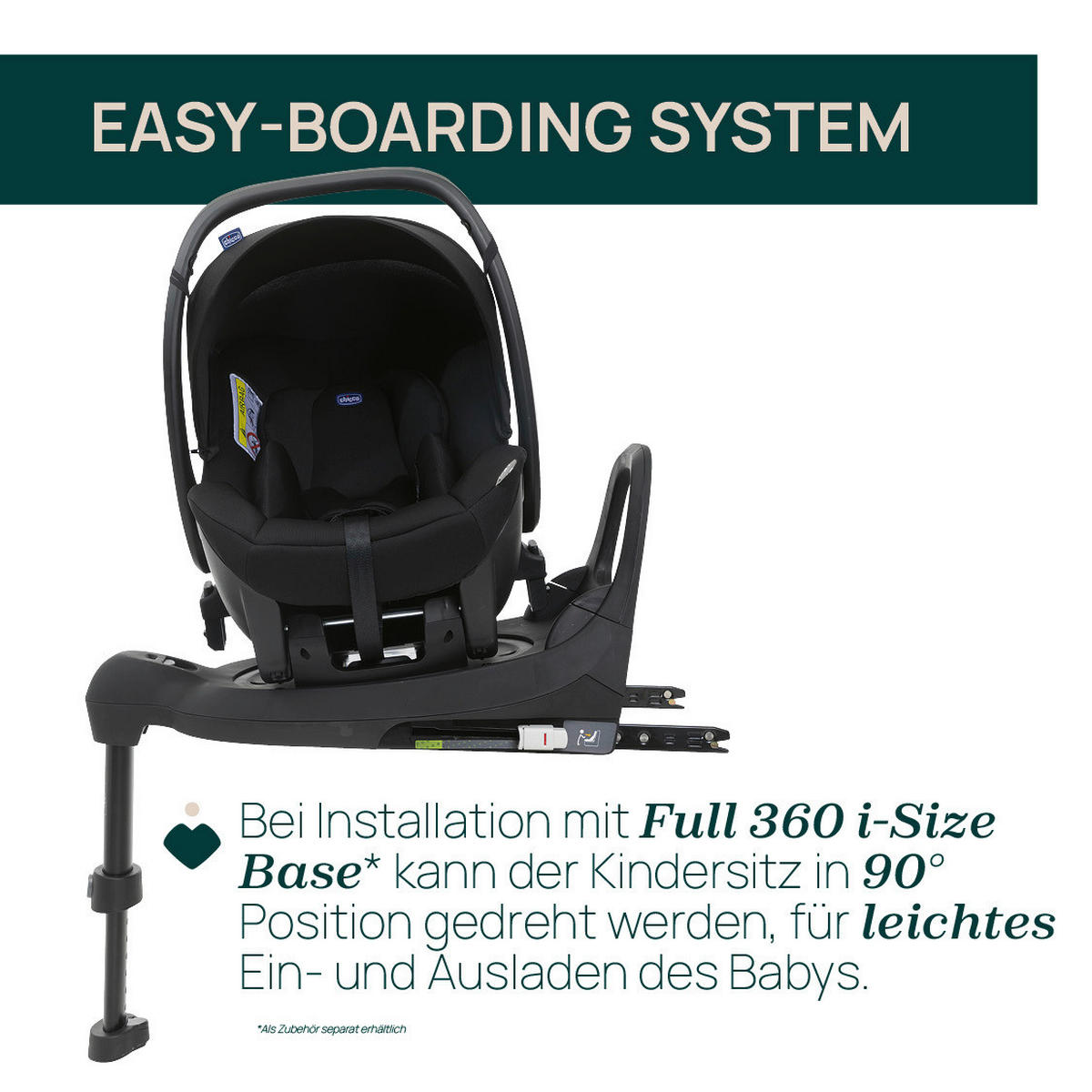 KINDERAUTOSITZ KORY I-S ESSENT   - Schwarz, Basics (63/36/57/37cm) - Chicco