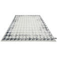 WEBTEPPICH 133/190 cm Houndstooth Border Grau rechteckig  - Grau, Design, Textil (133/190cm) - Dieter Knoll