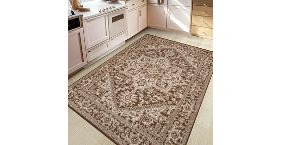 OUTDOORTEPPICH 200/290 cm Plutus Braun, Sandfarben  - Sandfarben/Braun, Design, Kunststoff (200/290cm) - Novel