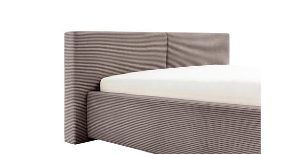 POLSTERBETT Lattenrost, Bettkasten Taupe 140/200 cm  - Taupe, Basics, Holz/Textil (140/200cm) - Xora