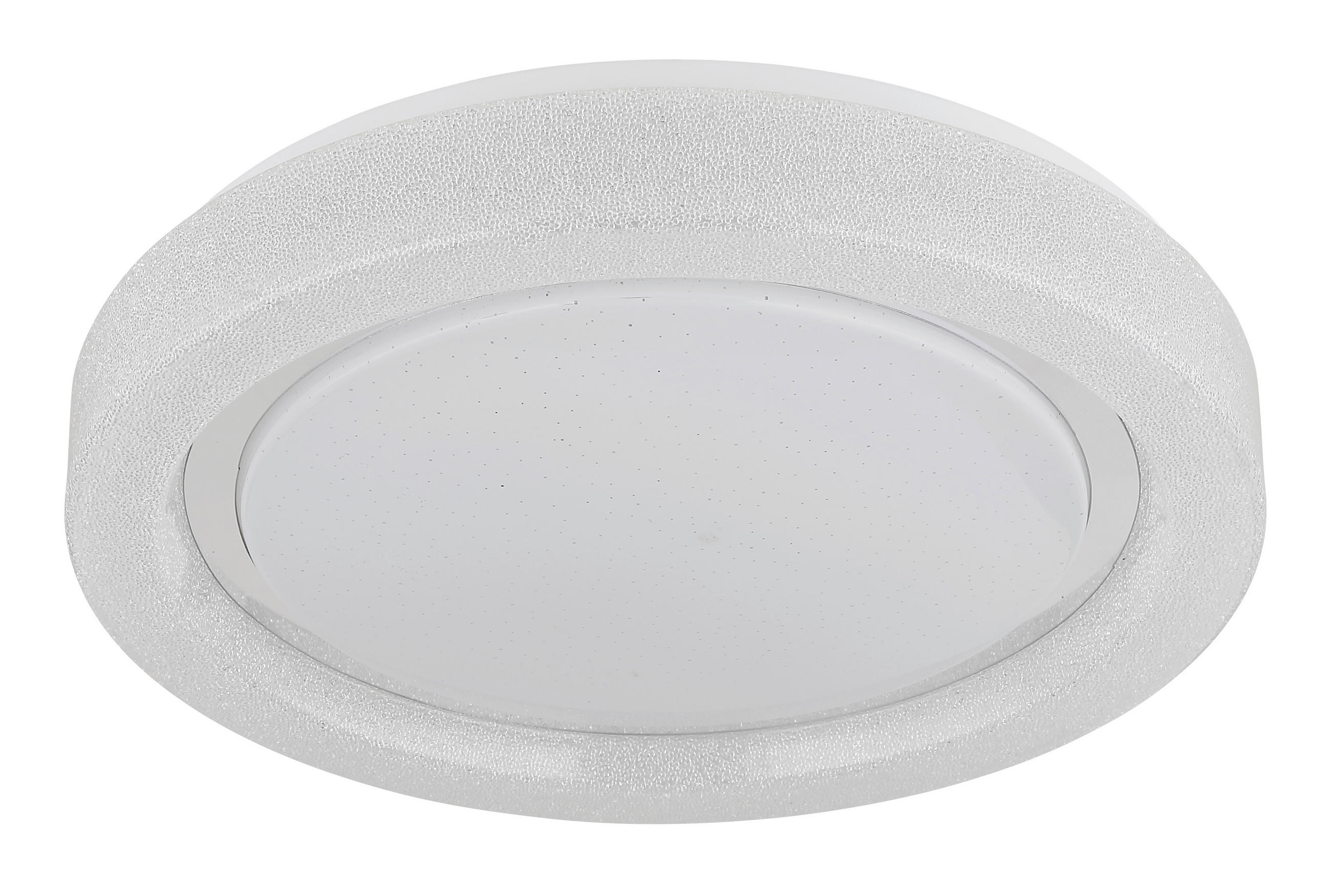 LED-DECKENLEUCHTE  38/7 cm    - Chromfarben/Klar, Konventionell, Kunststoff/Metall (38/7cm) - Globo