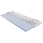 TOPPER 90/200 cm Höhe ca. 8 cm  - Weiß, KONVENTIONELL, Textil (90/200cm) - Novel