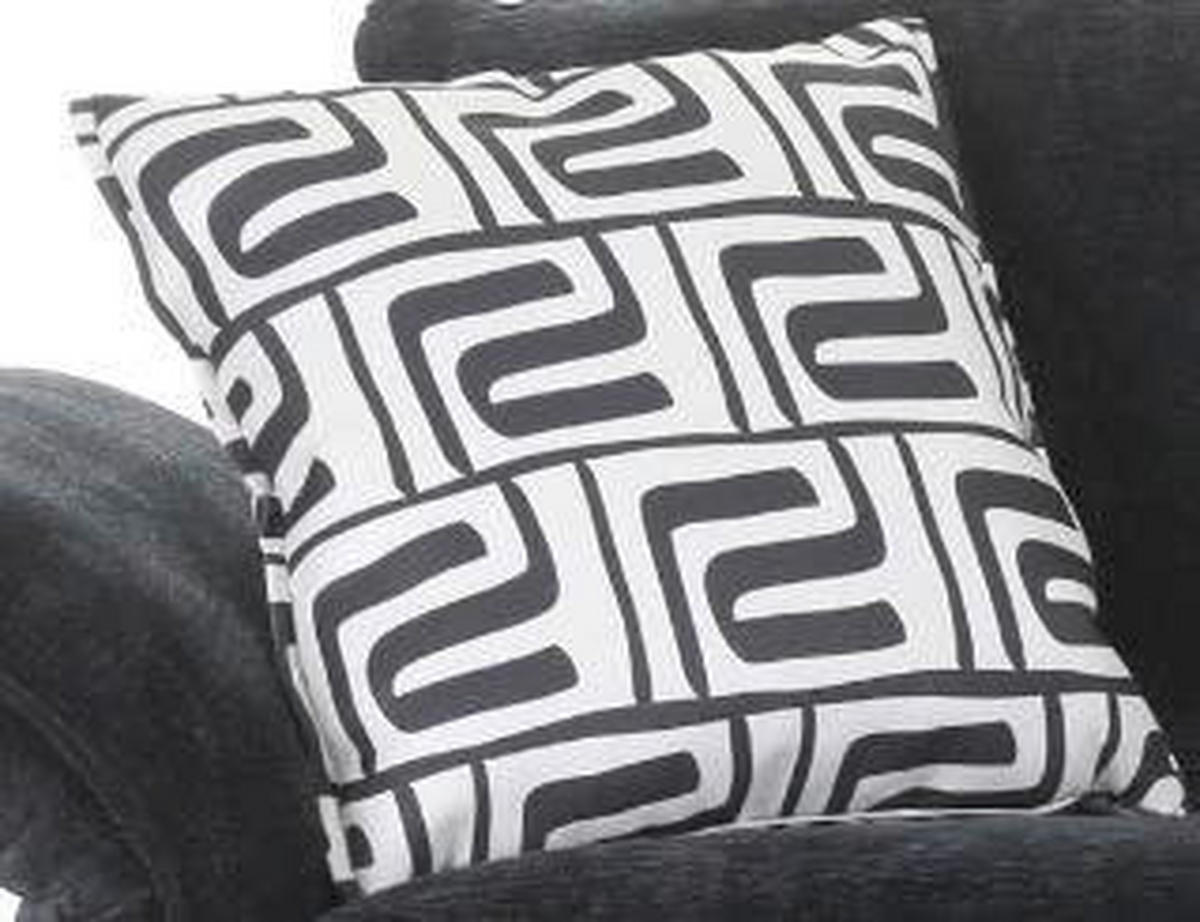 Prydnadskudde Ottawa   60/60/60 cm  - beige/svart, Modern, textil (60/60/60cm) - Premium Living