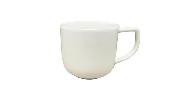 KAFFEETASSE Vola   330 ml  - Weiß, Design, Keramik (9/8cm) - Novel