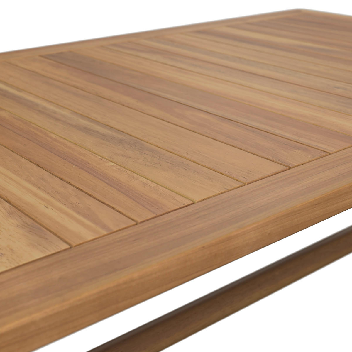 GARTENSET 4-teilig Webstoff Akaziemassiv 4-teilig  - Beige/Akaziefarben, Design, Holz/Textil (81/71/84cm) - Ambia Garden
