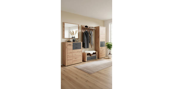 GARDEROBE  in 230/195/45 cm  - Anthrazit/Eiche Artisan, KONVENTIONELL, Holzwerkstoff (230/195/45cm) - Xora