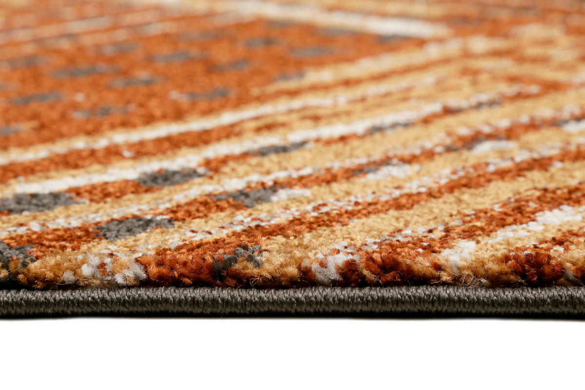 WEBTEPPICH 133/200 cm Vario Braun, Rostfarben  - Rostfarben/Braun, KONVENTIONELL, Textil (133/200cm) - Esprit