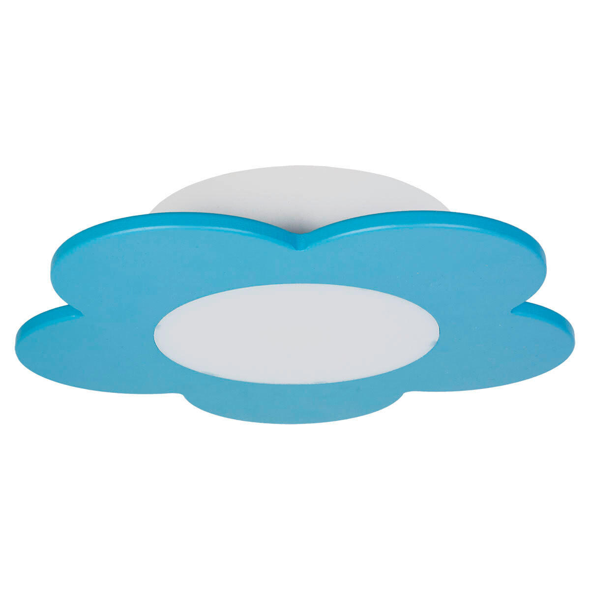 KINDERDECKENLEUCHTE Fiore 33/20 cm   - Hellblau, Basics, Holzwerkstoff/Kunststoff (33/20cm)