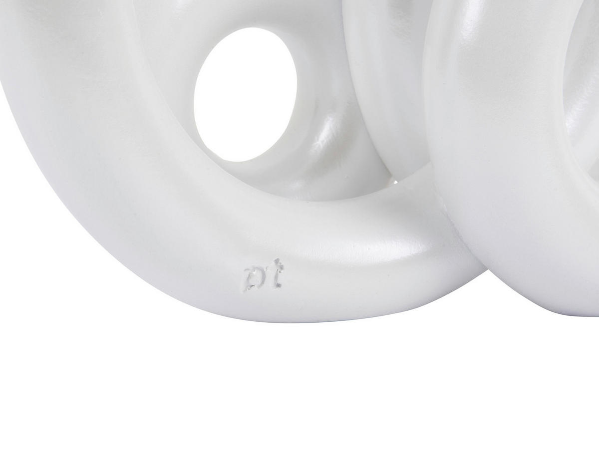 KERZENHALTER - Weiß, Basics, Stein (35/32,5/13,5cm) - Present Time