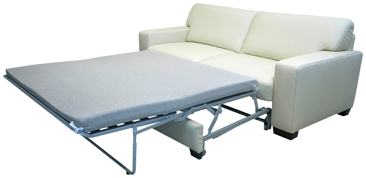 ÜLŐGARNITÚRA bőr  - diófa, Basics, bőr/fa (200/81/95cm) - Andante