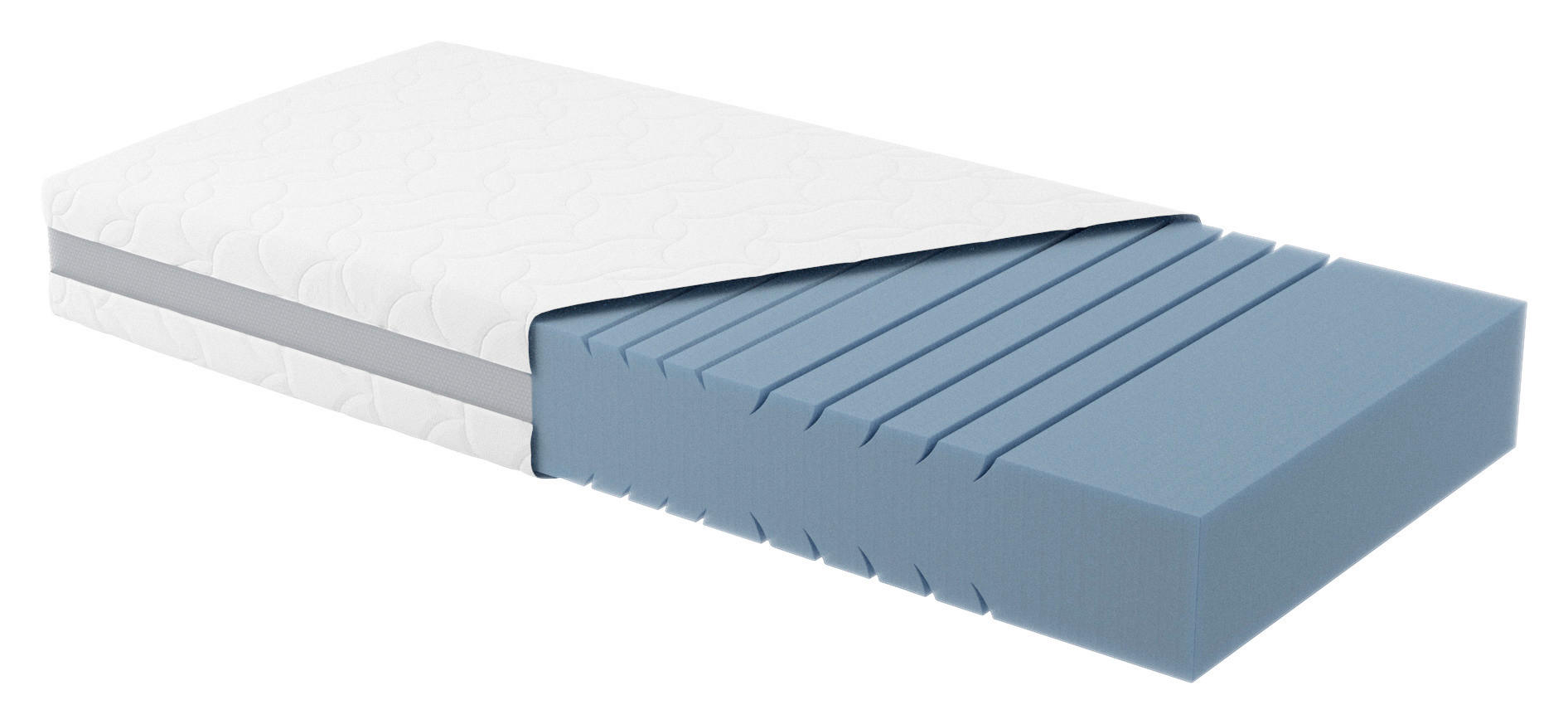 MATRACE, 90/200 cm - bílá, Basics, textil (90/200cm) - Blanar