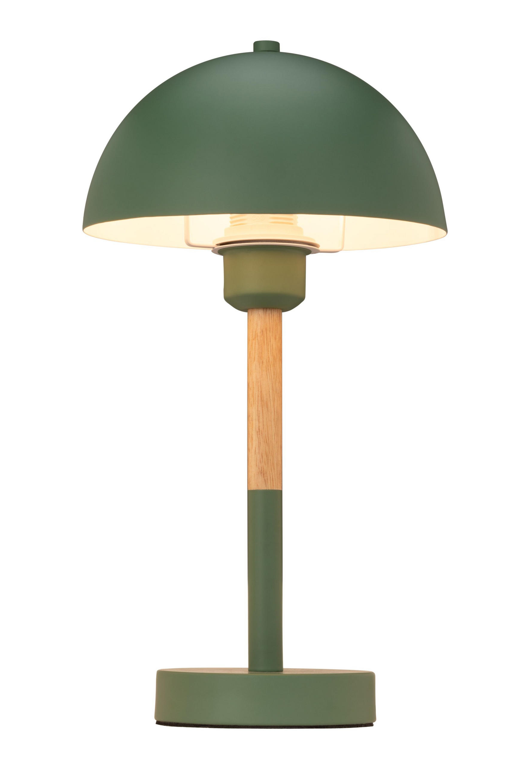 TISCHLEUCHTE Santa Clarita 20/38 cm   - Naturfarben/Grün, KONVENTIONELL, Holz/Metall (20/38cm) - Novel
