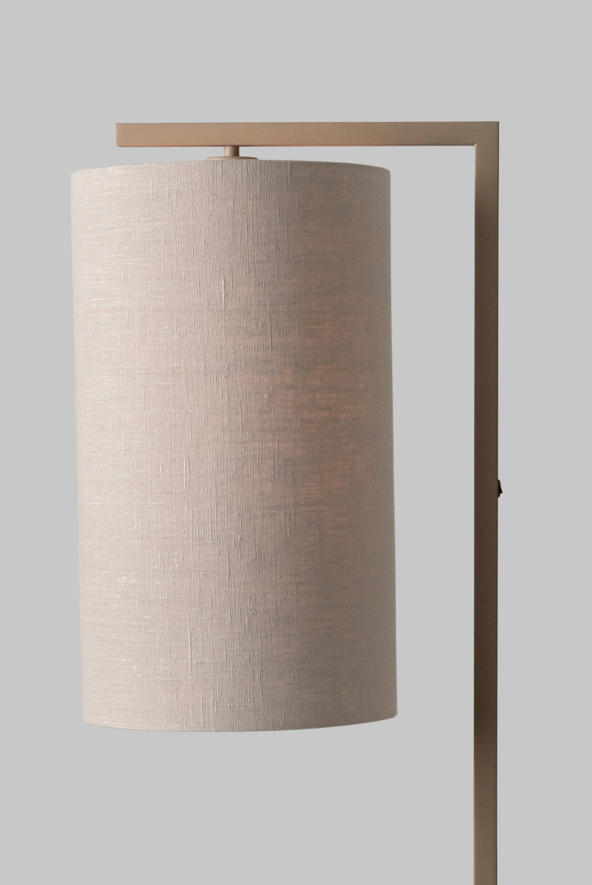 STEHLEUCHTE 30/160 cm    - Sandfarben/Beige, Design, Textil/Metall (30/160cm) - It's about Romi