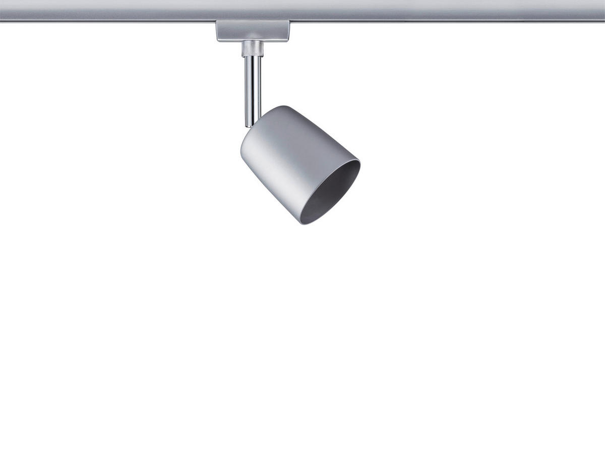 SCHIENENSYSTEM-STRAHLER URail 5,8/14/9 cm   - Chromfarben, Design, Metall (5,8/14/9cm) - Paulmann