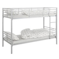 ETAGENBETT  in Silberfarben,  - Silberfarben, Design, Metall (90cm) - MID.YOU