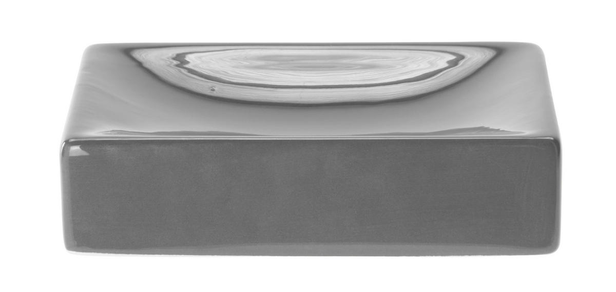 MISKA NA MYDLO sivá - sivá, Basics, keramika (12/3/8cm) - Sadena