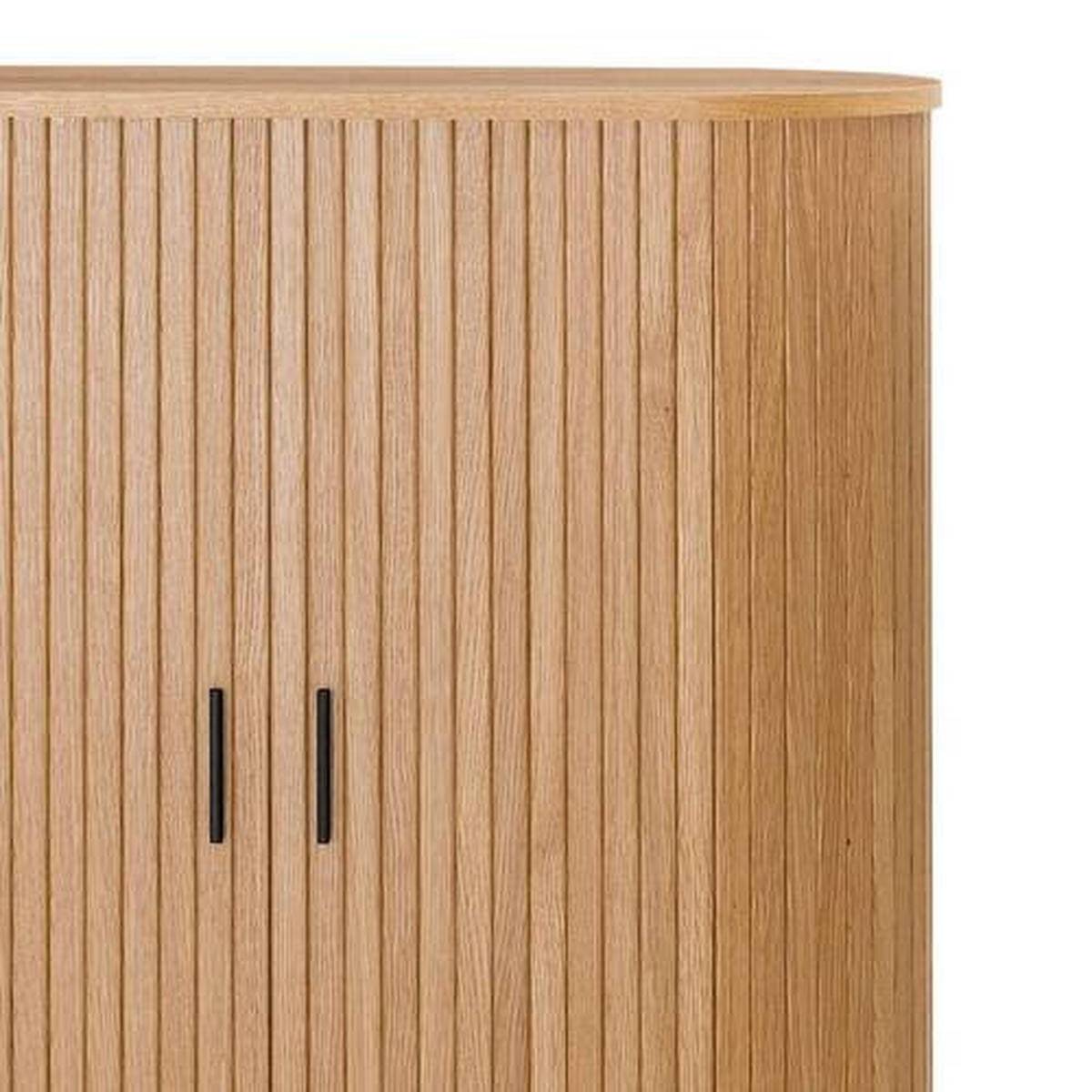 HIGHBOARD Schwarz, Eichefarben  100/118/40 cm  - Eichefarben/Schwarz, LIFESTYLE, Holz/Holzwerkstoff (100/118/40cm) - Lomoco