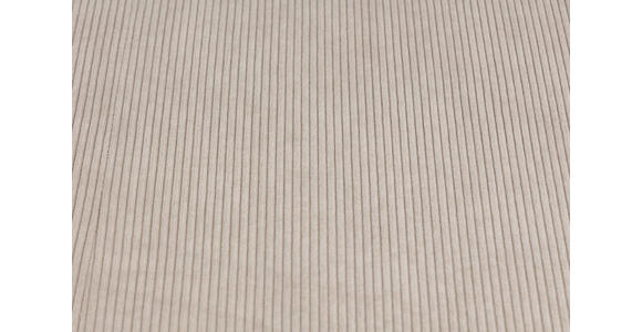 SITZBANK 180/93/67 cm Cord Beige Metall  - Beige/Schwarz, Design, Textil/Metall (180/93/67cm) - Novel