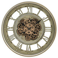 WANDUHR  Grau  - Grau, Trend, Glas/Kunststoff (60/10.5/60cm) - Landscape