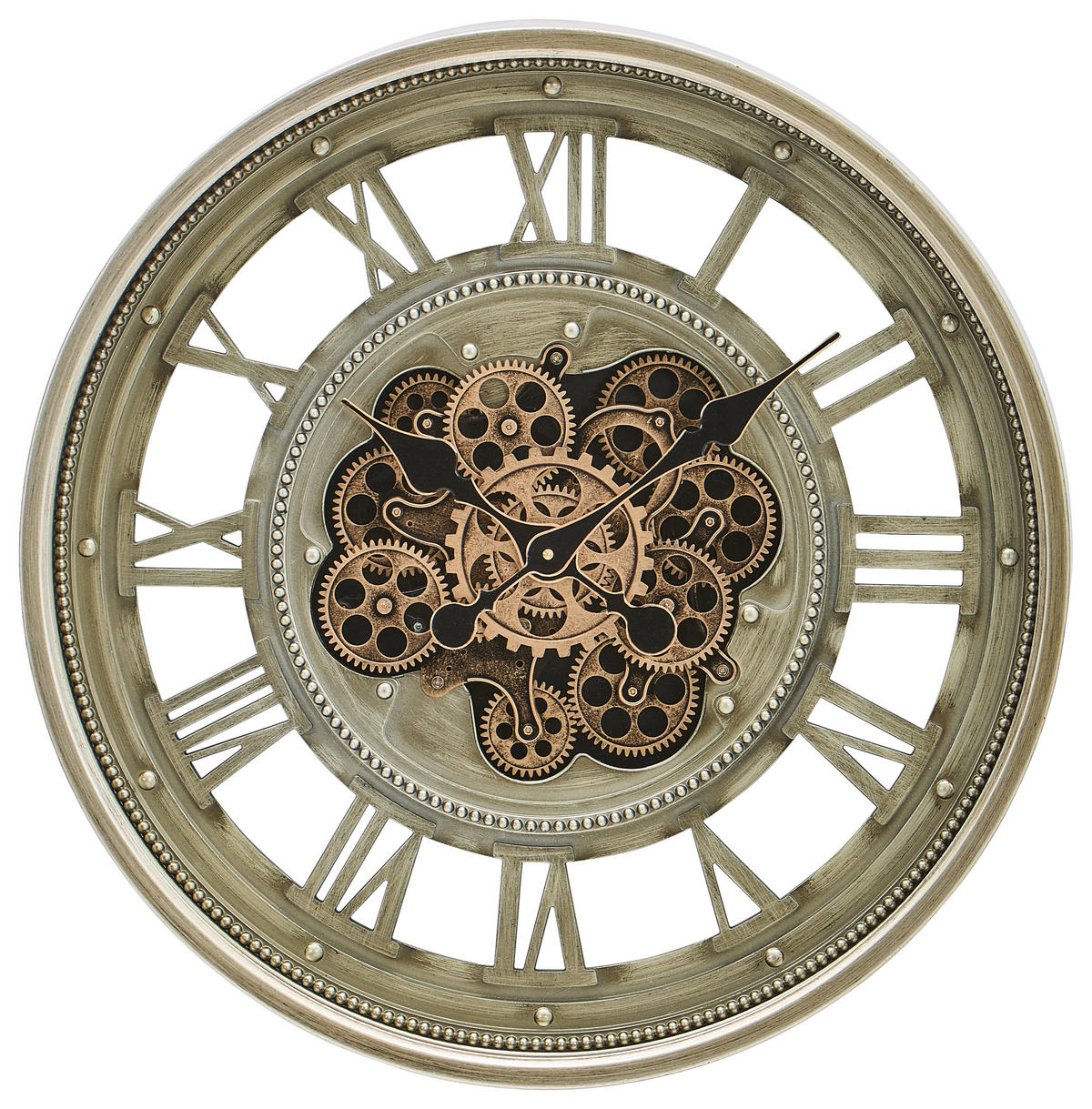 WANDUHR  Grau  - Grau, Trend, Glas/Kunststoff (60/10.5/60cm) - Landscape