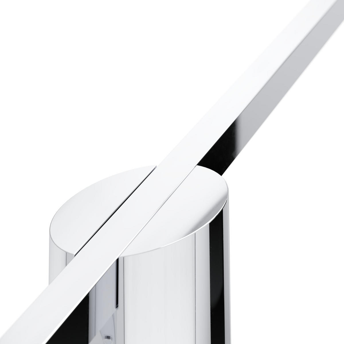 STOLNÍ LED LAMPA, dotykový stmívač,  - bílá/barvy chromu, Design, kov/plast (43,5/8/40cm) - Joop!