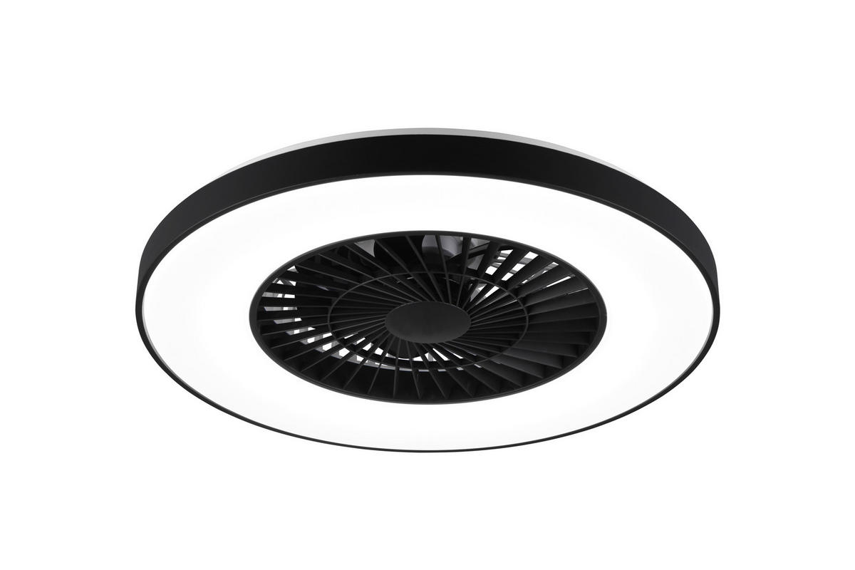 DECKENVENTILATOR  58,0/18,0 cm    - Schwarz, Lifestyle, Kunststoff (58,0/18,0cm)