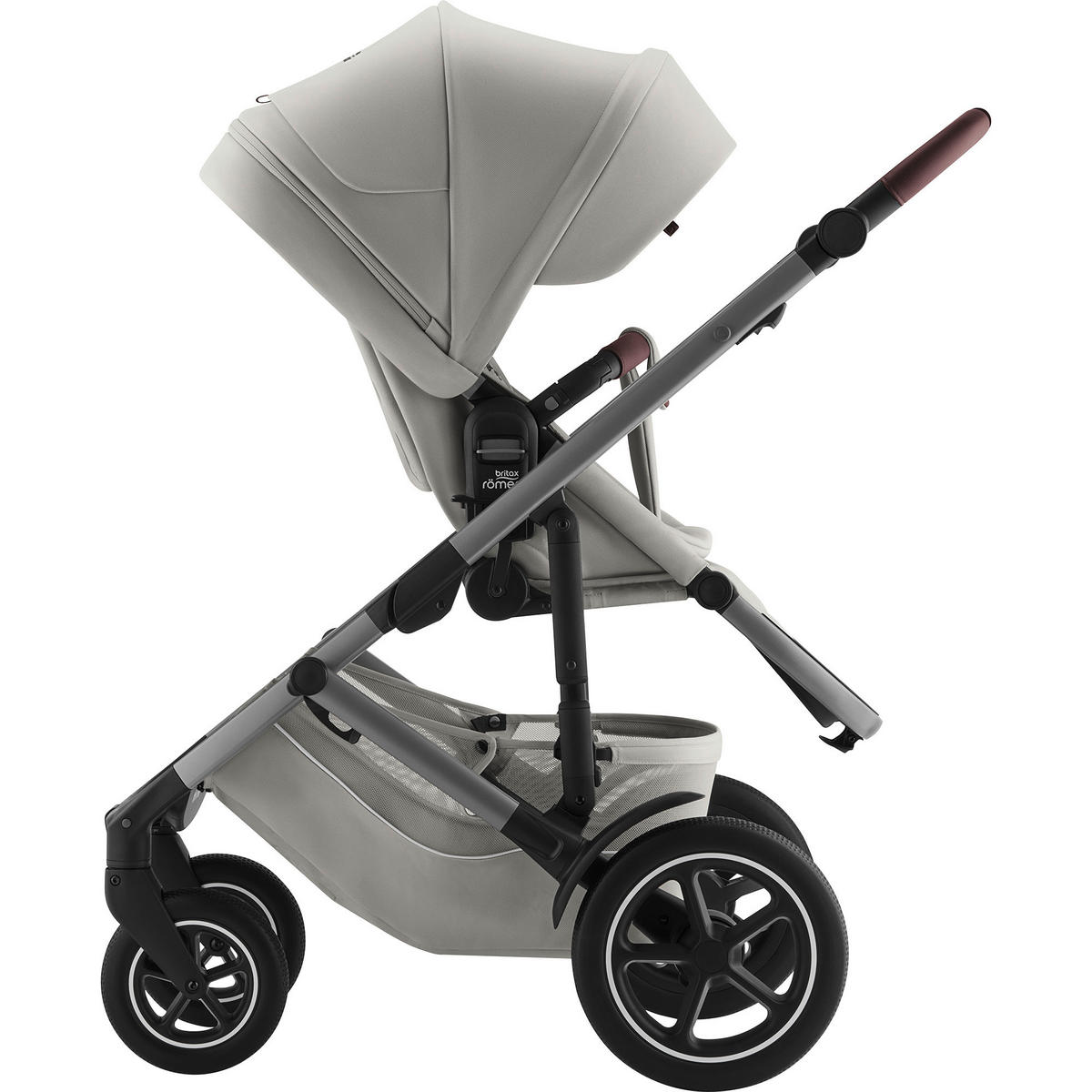 KINDERWAGEN  Smile 5Z  Linen Grey  - Creme/Grau, Basics, Textil/Metall (57/112/97,7cm) - Britax Römer