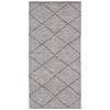 COVOR ȚESUT DIN CÂRPE Diamant Grey  - gri, Design, textil (60/120cm) - Boxxx